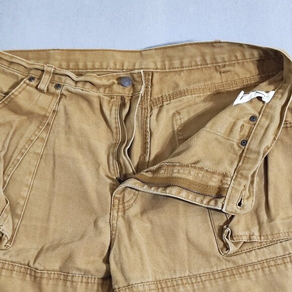 Dickies Carpenter pants men's sz W34/L31 desert brown colour heavy duties canvas - Picture 7 of 16